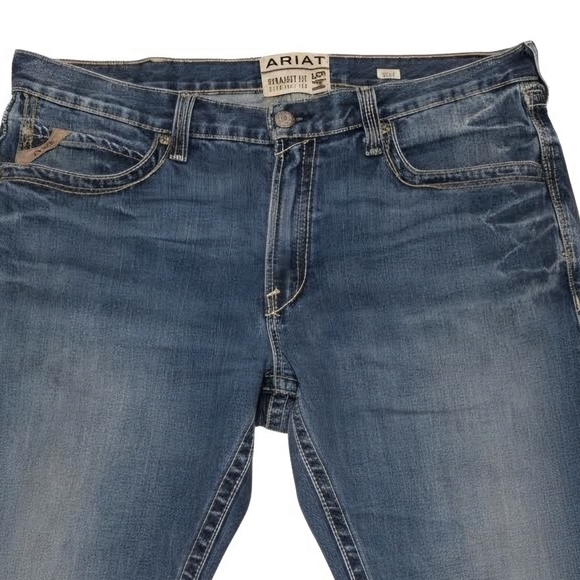 Ariat M5 Men's Blue Jeans Size 38 - Picture 2 of 6